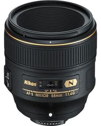Ex Display - Nikon AF-S NIKKOR 58mm f/1.4G Lens