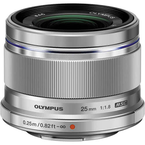Olympus M.Zuiko 25mm f/1.8 Lens - Silver | CameraPro Australia