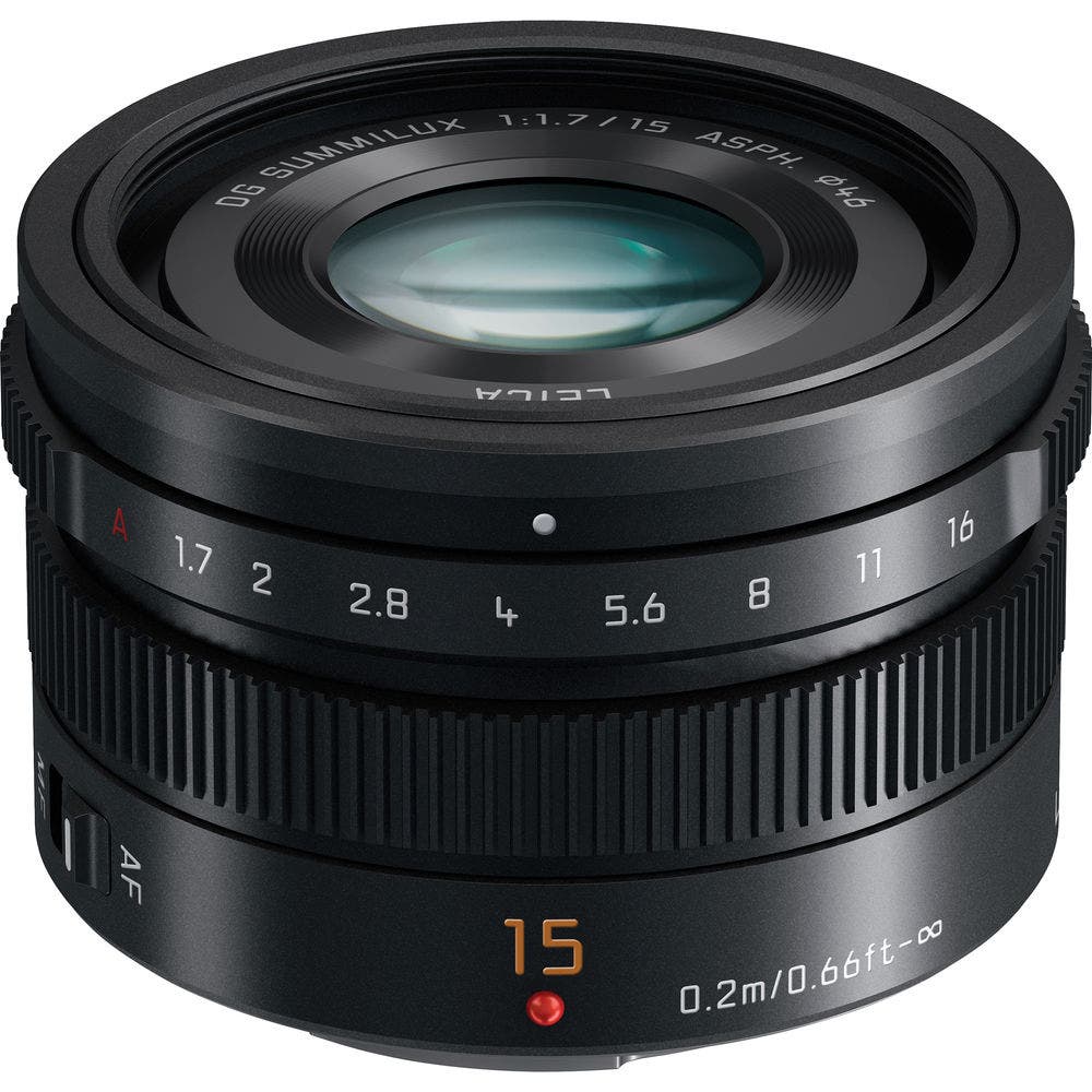 Panasonic Lumix G Leica 15mm f/1.7 Lens | CameraPro AU