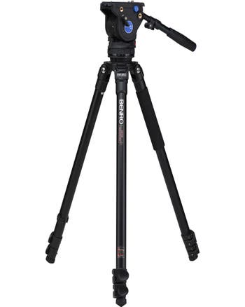 Benro A373F Series 3 Aluminum Video Tripod and BV6 Head