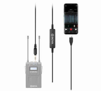 Boya 35C-USB C 3.5mm to USB Type-C Connector Audio Cable