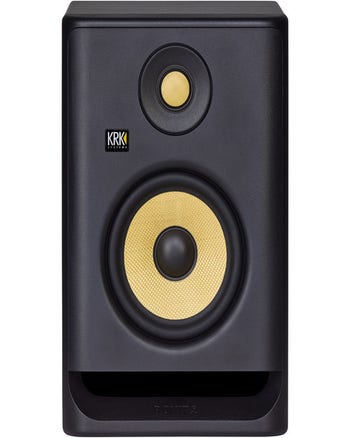KRK ROKIT 5 G4 Black 5Inch Powered Near-Field Studio Monitor Speaker