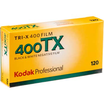 Kodak Tri-X 400 B&W Negative Film (120 Roll Film, 5-Pack)