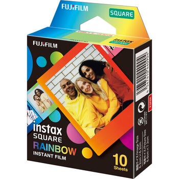 Fujifilm Instax Square Rainbow Film 10 Pack