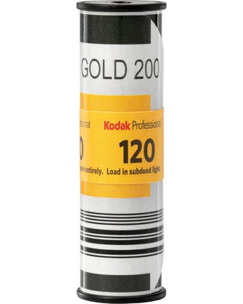Kodak Gold 200 Color Negative Film (120 Roll Film, Single Pack)