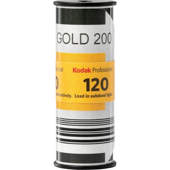 Kodak Gold 200 Color Negative Film (120 Roll Film, Single Pack)