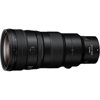 Nikon Nikkor Z 400mm f/4.5 VR S telephoto prime lens for Z-mount mirrorless cameras, side view