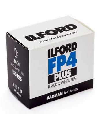 Ilford FP4 Plus ISO 125 35mm 24 Exposure Black & White Film