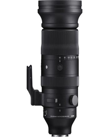 Sigma 60-600mm f/4.5-6.3 DG DN OS Sports Lens for Sony E-mount with tripod collar, side view