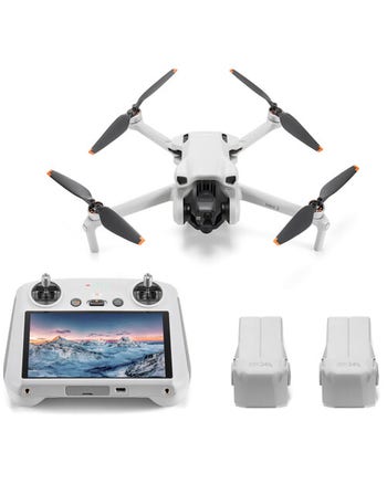 DJI Mini 3 Fly More Combo with DJI RC remote and two extra intelligent flight batteries