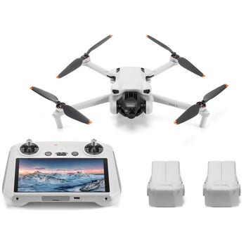 DJI Mini 3 Fly More Combo with DJI RC remote and two extra intelligent flight batteries