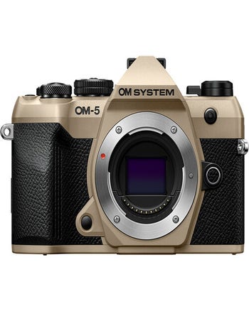 OM System OM-5 Mark II Body Only - Sand Beige