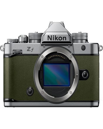 Nikon Z f Mirrorless Full Frame Camera Silver Body - Moss Green
