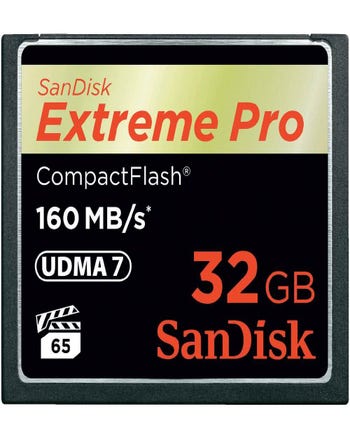 SanDisk Extreme PRO CompactFlash CF 32GB 160MB/s Memory Card