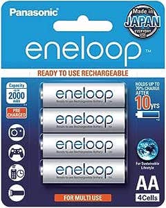 Panasonic Eneloop AA Solar Rechargeable Batteries - 4 Pack