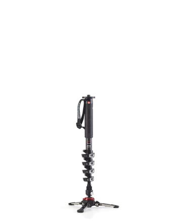 Manfrotto XPro Monopod 5 Sec CF with Fluidtech Base Foot