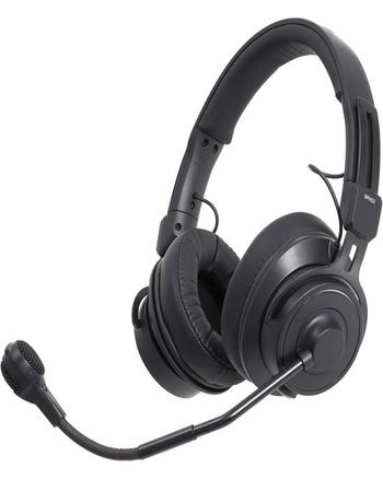 Audio-Technica BPHS2 Stereo Broadcast Headset with Hypercardioid Dynamic Boom Mic