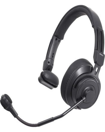 Audio-Technica BP-HS2S Single Ear Professional Broadcast Headset With Hypercardioid Dynamic Microphone
