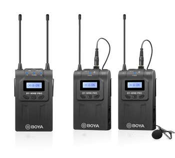 Boya BY-WM8 Pro-K2UHF Dual-Channel Wireless Microphone