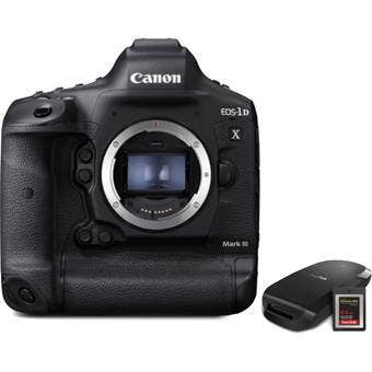 Canon 1DX III with a bonus CFExpress memory card and card reader