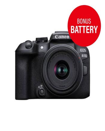 Canon EOS R10 Mirrorless Camera with RF-S 18-45mm Lens Kit