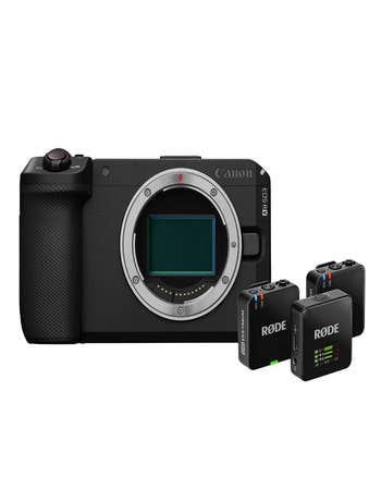 Canon EOS R6 V Body with RODE Wireless GO 3