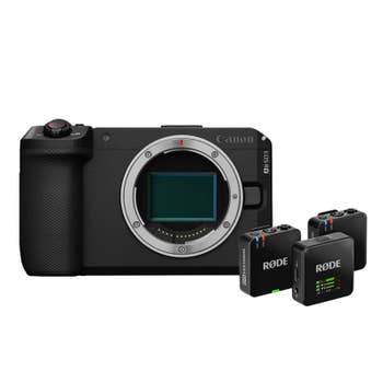 Canon EOS R6 V Body with RODE Wireless GO 3