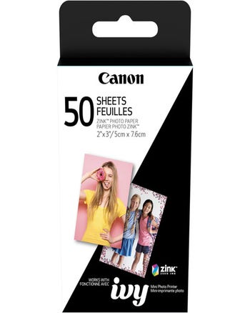 Canon Zink Photo Paper (50 Sheets) - 2x3"
