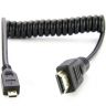 Atomos Coiled Micro HDMI to Full HDMI Cable 30cm 