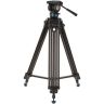 Benro KH25PC Aluminium, Dual-Tube, 3 Section, Video Tripod, Twist-Lever Lock, K5 Head, QR11 Plate