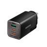 MICRODIA SMARTCube Nano 65W Tri Port GaN Wall Charger - Black