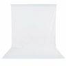 Muslin Glanz 3X6M - Staroid Dyed Muslin Cloth Background - Plain White