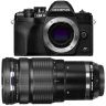 Olympus E-M10 Mark IV/4 Black Camera with M.Zuiko Pro 40-150mm f/2.8 Lens
