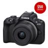 Canon EOS R50 Mirrorless Camera with RF-S 18-45mm f/4.5-6.3 Lens Kit