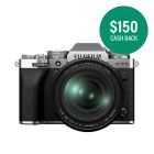 Fujifilm X-T5 Silver Mirrorless Camera Kit with XF 16-80mm f/4 R OIS WR Lens