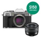 Fujifilm X-T50 Mirrorless Camera Silver + XC 15-45mm Lens