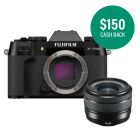 Fujifilm X-T50 Mirrorless Camera Black + XC 15-45mm Lens