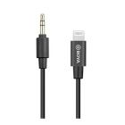 Boya BY-K1 3.5mm Male TRRS to Male Lightning Cable 20cm