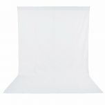 Muslin Glanz 3X6M - Staroid Dyed Muslin Cloth Background - Plain White