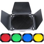 Godox BD-04 Barn Door Colour Honeycomb Colour Gel Set