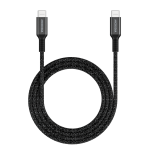 MICRODIA ExeCable Tweed PD240W 1.0m USB-C to USB-C Cable - Charcoal