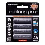 Panasonic Rechargeable Eneloop Pro AA Battery - 4 Pack