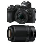 Nikon Z50 with Z DX 16-50mm f/3.5-6.3 VR & 50-250mm VR Lens Twin Lens Kit