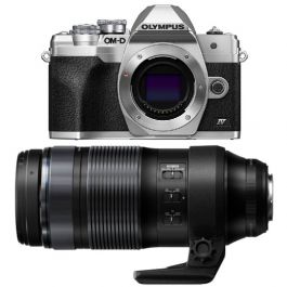 Olympus E-M10 Mark IV/4 (Silver) with Pro 100-400mm