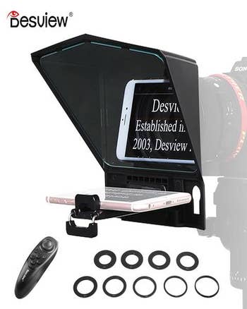 Desview T2 Teleprompter With Remote Controller