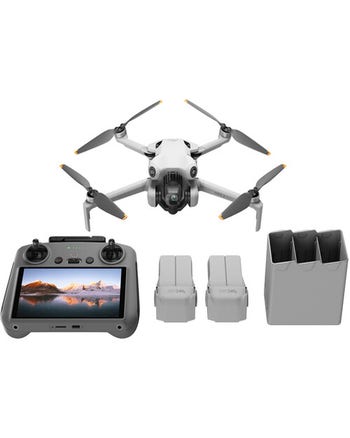DJI Mini 4 Pro Fly More Combo with RC 2 controller, two batteries and charging hub