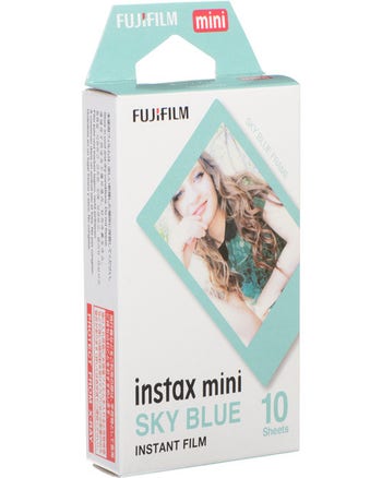Fujifilm Instax Mini Sky Blue Frame Film 10 Pack