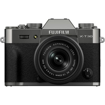 Fujifilm X-T30 III Mirrorless Camera with XC 13-33mm Lens - Charcoal Silver