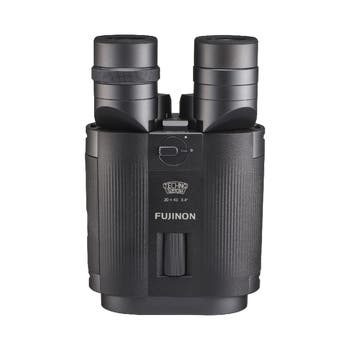 Front view of Fujifilm Fujinon TS-L 20x40 Techno-Stabiscope image-stabilized binoculars in black
