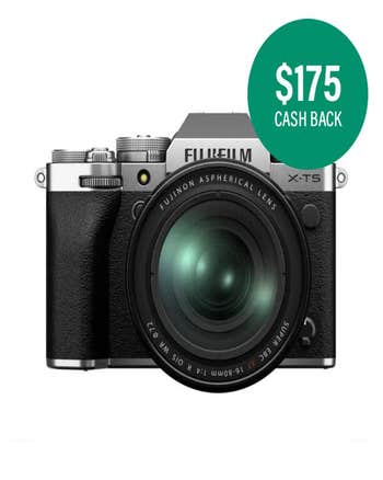 Fujifilm X-T5 Silver Mirrorless Camera Kit with XF 16-80mm f/4 R OIS WR Lens